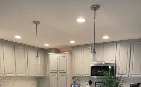 Luxury kitchen with a granite counterop